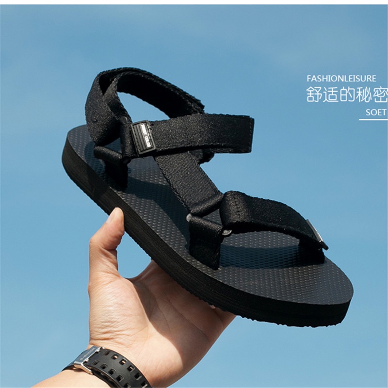 Ready Stock BIG Size35-46 Summer Travel new fitness climbing hiking outdoor light trend beach couple sandals men casual wholesale
