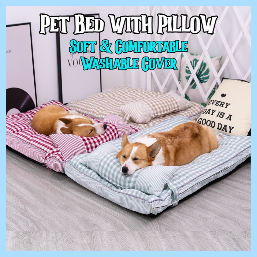 ✅[SG] Pet Bed Comfy Soft Dog Bed Cat Bed Mattress/ Removable Washable Cover/ Soft Pet Bed For Small/Medium/Large Dogs
