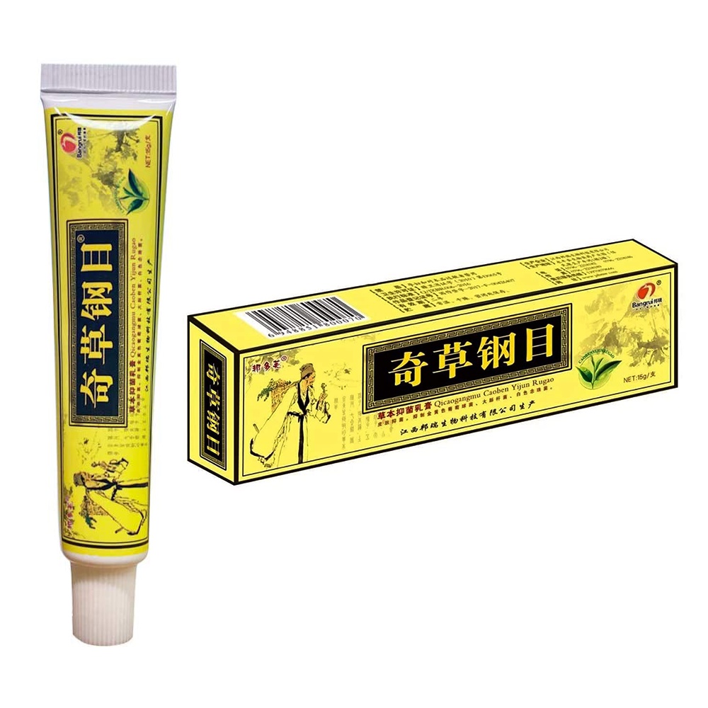 [Authorised Reseller] Qi Cao Gang Mu  奇草钢目草本抑菌乳膏 Natural Herbal Anti-Itch Cream for Eczema, Dermatitis, Psoriasis