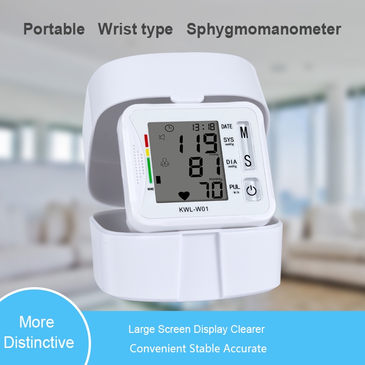 [Local Ready Stocks] KWL-W01 Blood Pressure Monitors Home Use Wrist Sphygmomanometer Automatic Voice Broadcasting
