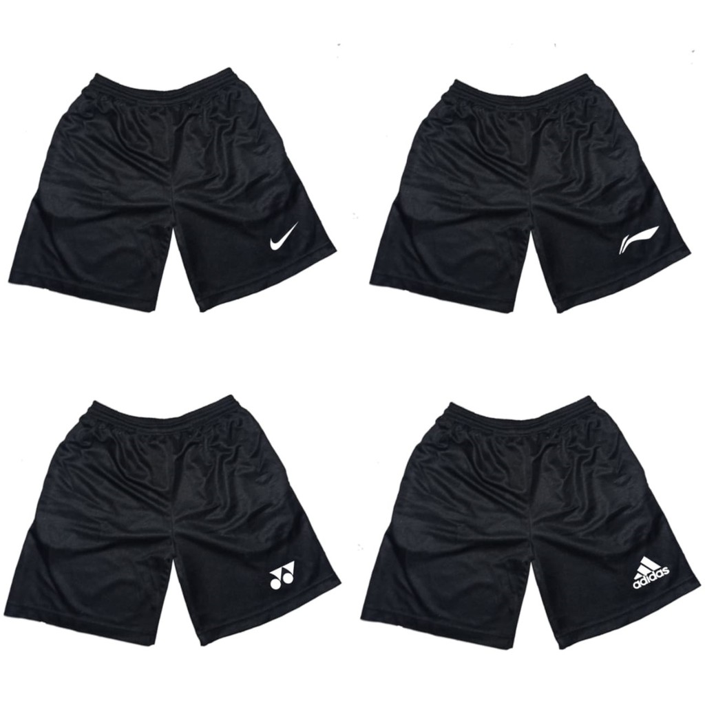 PRIA [AG] Men's Sport Short Pants Sport Short Pants With Logo/Plain Suitable For Relaxing Dryfit Material Futsal Spots Badminton Volleyball