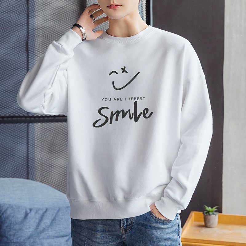 Long Sleeve T Shirt Men Printed Sweatshirts