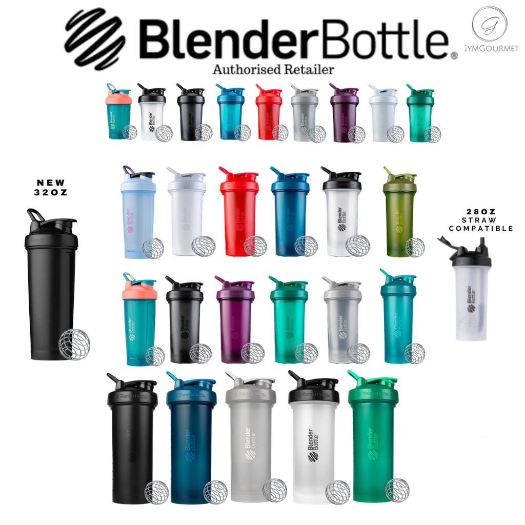Blender Bottle Shaker Cup Classic V2 Assorted Sizes and Colours