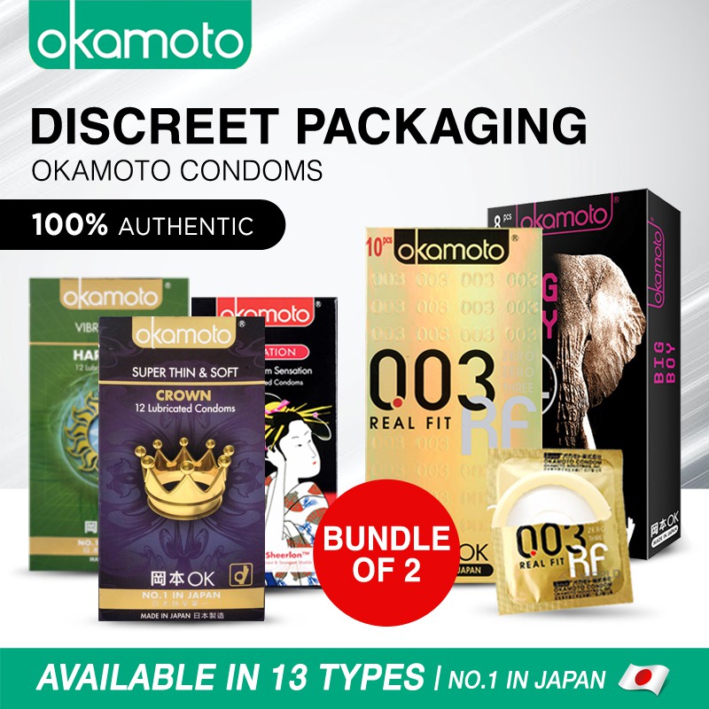 [BUNDLE OF 2] [DISCREET PACKAGING] Mix & Match *OK Series Okamoto Condom Series from Local Supplier*