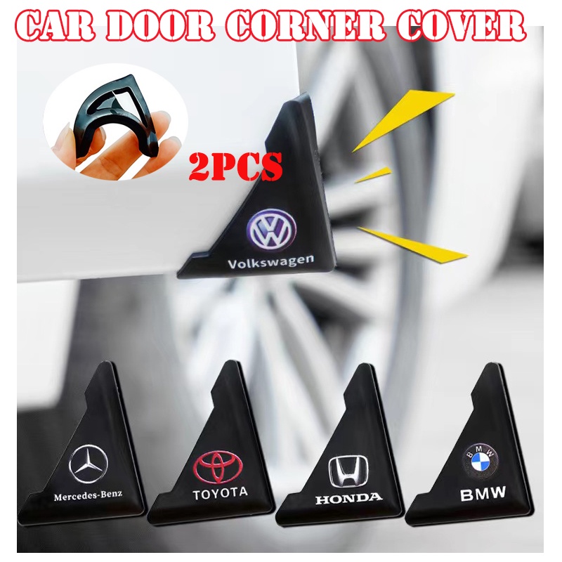 [Ready Stock] 2PCS/SET Car Door Corner Anti-collision Sticker Car Door Protection Bumper Anti-Collision Protector Car Crash Bar for Honda Toyota Nissan BWM Benz Mitsubishi Kia