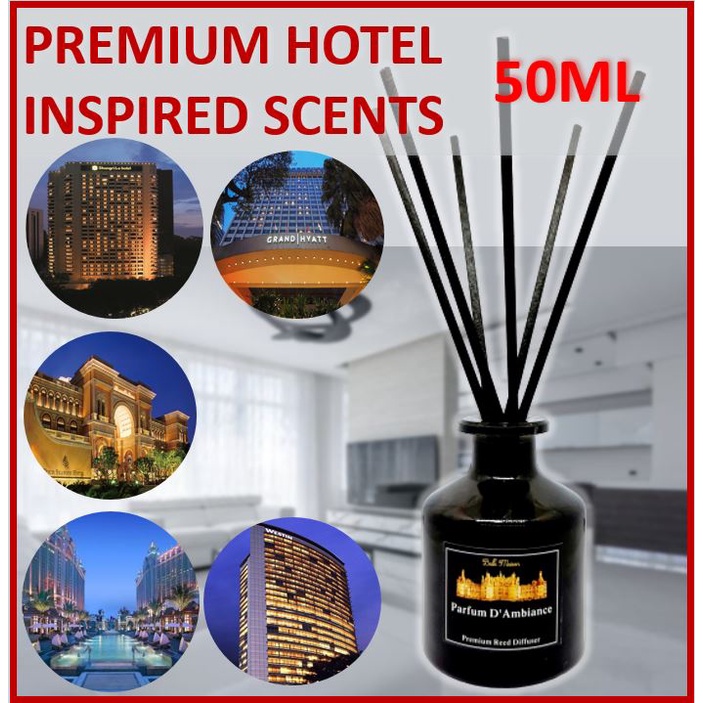 [TOP Selling] Belle Maison HOTEL INSPIRED SCENT REED DIFFUSER ? Botanical Aromatherapy Essential Oil Home Fragrance
