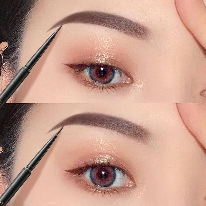 Extra-fine Eyebrow Pencil Cosmetics Makeup Tint Natural Long Lasting Paint Tattoo Eyebrow Waterproof  5Colors Eye Makeup