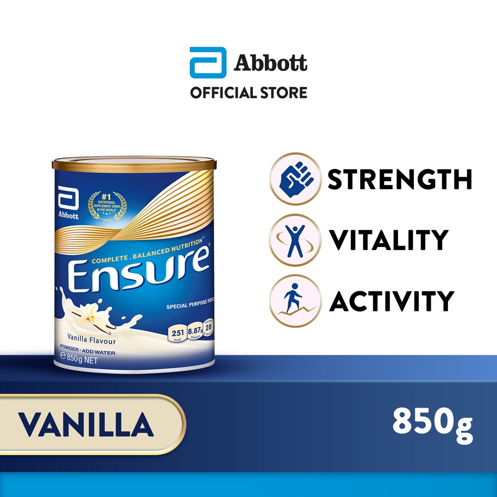 Ensure Regular Adult Nutrition Powder - Vanilla 850g