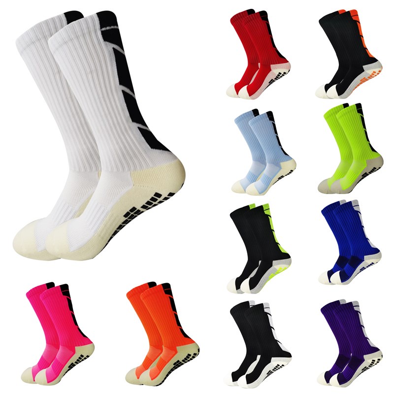 NEW Soccer Socks Sports Grip Socks Anti Non Skid Basketball Socks Dispensing Anti Slip Cotton Soccer Socks Unisex Sports Socks