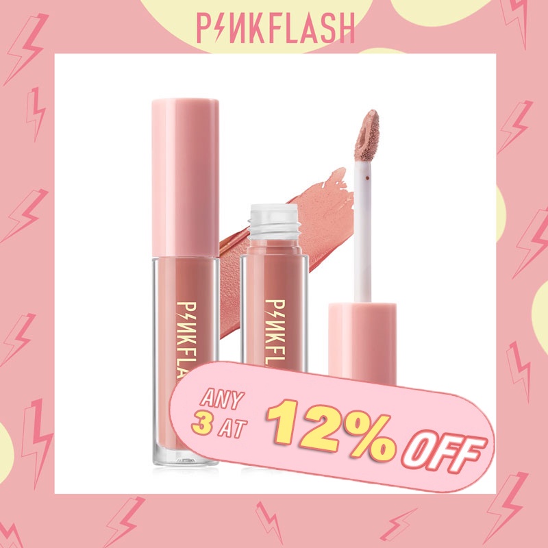PINKFLASH Matte Liquid Lipstick Moisturising Long lasting Lipgloss