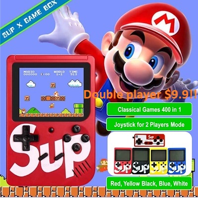 ?SUP X Gameboy? Retro Handheld Game Console♥Built-in 400 IN 1 Games♥PLUS 3‘’screen