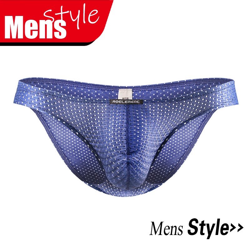 Tight Ice New Silk Mesh Panties Mens Briefs Mesh Sexy Youth Breathable Tide Thin 130