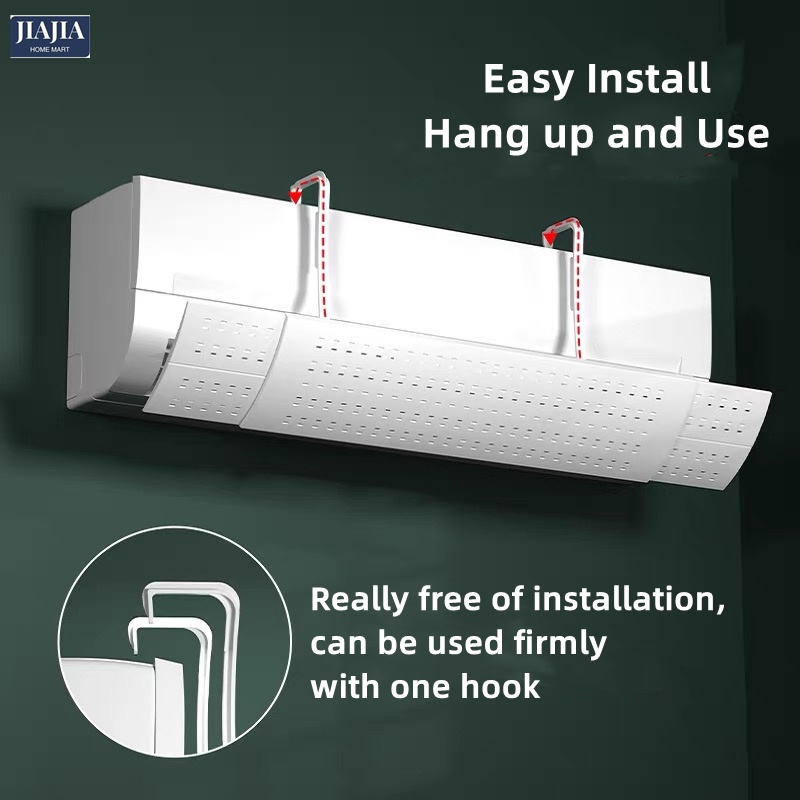 SG seller SHIP IN 24 HOURS Air Conditioner Wind Deflector/ Anti-direct Blowing wind shield/ Retractable Hanging-type