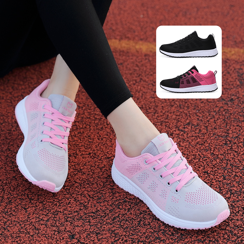 Women's Sport Shoes Sneakers Shoes For Women Breathable Mesh Running Shoes Casual Walking Shoes