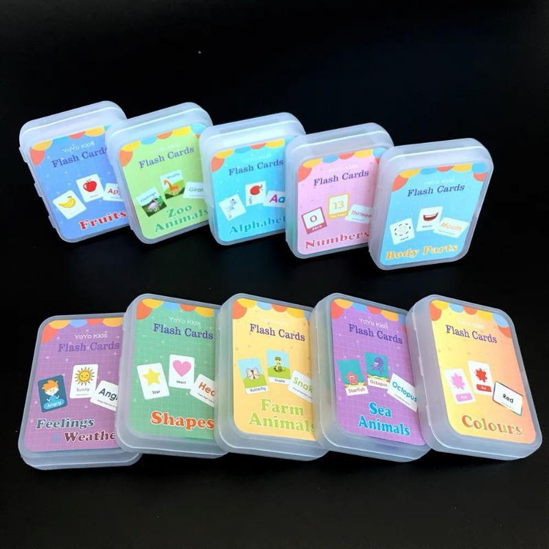 【SG STOCK】Kids Learning Flash cards | Toddlers Educational Flashcard | Birthday children's day goodie bags