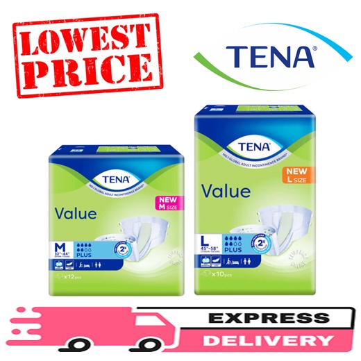 ⭐BEST DEAL⭐ Tena Value Adult Diapers - Carton Sales