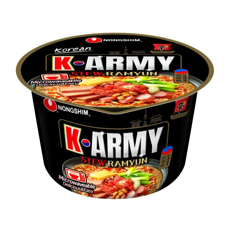 Nongshim Budae Jjigae Korean Army Stew Ramyun - 100g Big Bowl