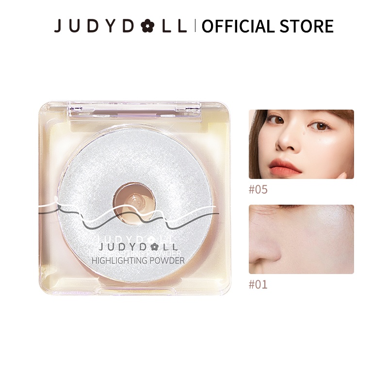 JUDYDOLL Highlighting Powder Matte Highlighter  Diamond Sparkling Glitter Shimmer