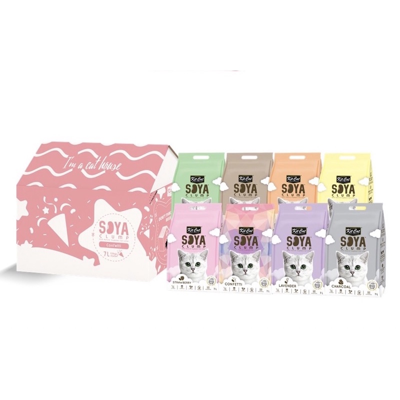 [Carton Deal] Kit Cat Soya Cat Litter(7L x 6)