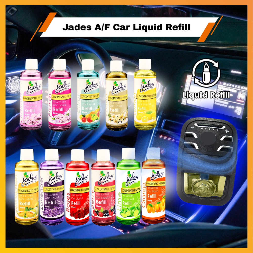 Jades Car Concentrated Liquid Perfume Refill 80ml