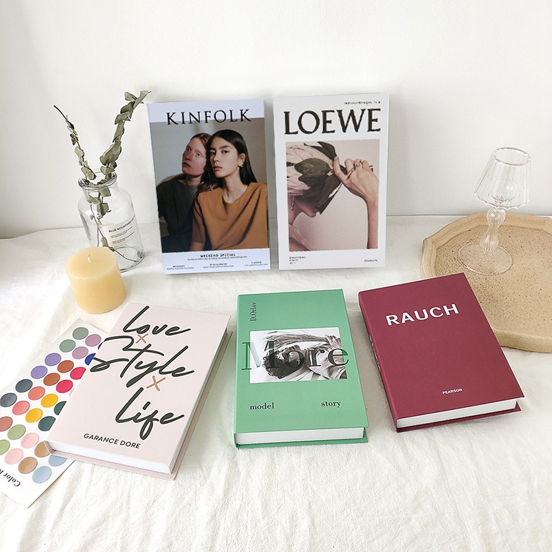 Nordic Simulation Books INS Fake Book Photography Prop Desktop Decor