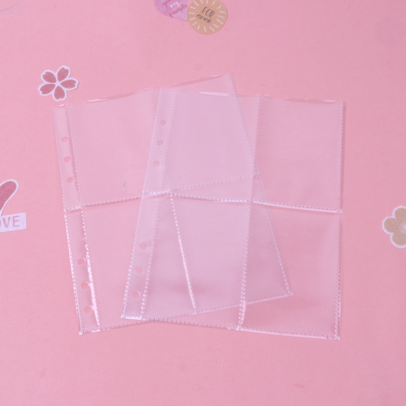 10Pcs Standard A5 Sleeves Transparent Inner Sleeves Lomo Cards Photocard PC Photo Album Binder Sleeves