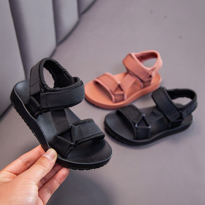 Ready Stock  Boys Sandals Casual Children Kids Shoes Rubber School Breathable Open Toe Boy Beach Sandal