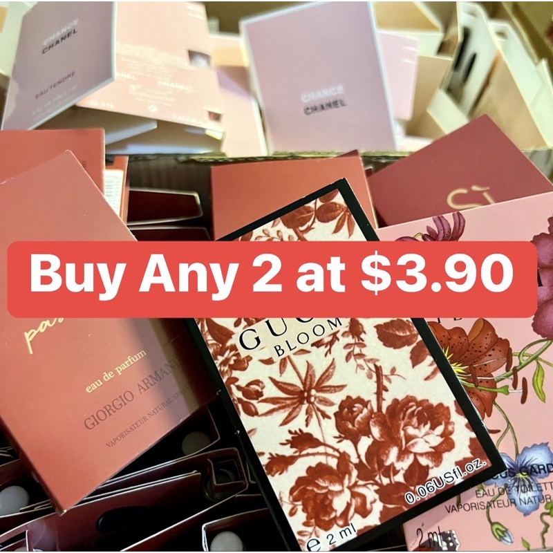 Perfumes sample 2 ml [SG Ready stock]