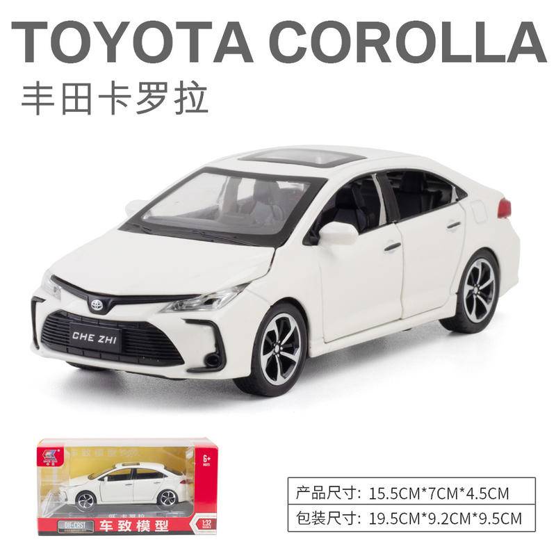 Toytoyman 1 32 豐田corolla 汽車模型玩具車迴力車車車玩具男孩玩具生日 露天拍賣