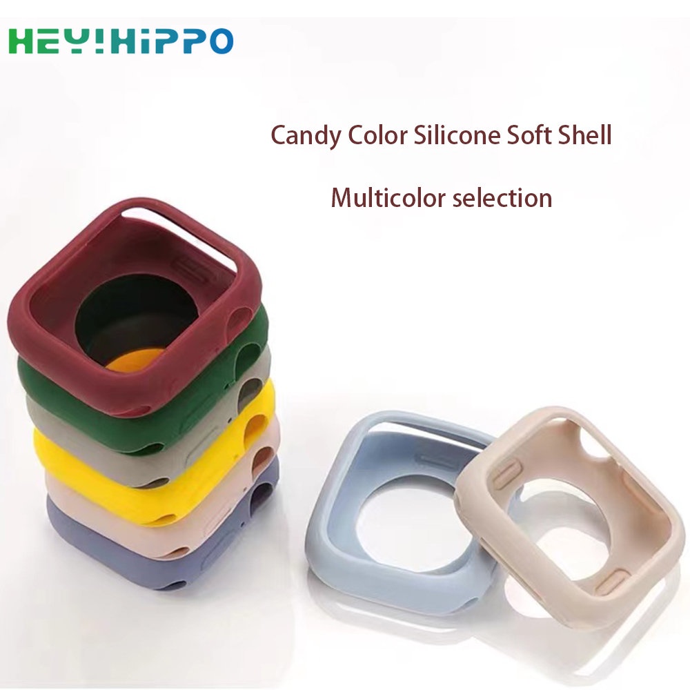 Candy Color Soft Case for Smart Watch Series 8 7 6 SE 5 4 3 New Starlight Color for iwatch 45/44/42/41/40/38mm