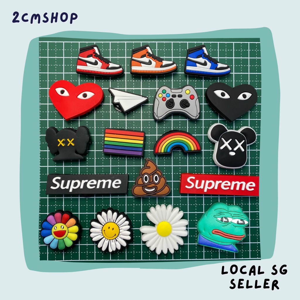 [LOCAL SG STOCKS] Random Designer Brands Jibbitz / Crocs Shoe Charms
