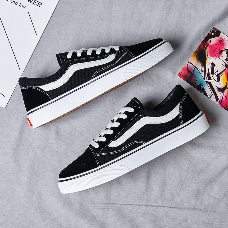 ✨READY STOCK✨Original Women&Men Classic Old Skool Sports Shoes loafer Slip-ons sneakers