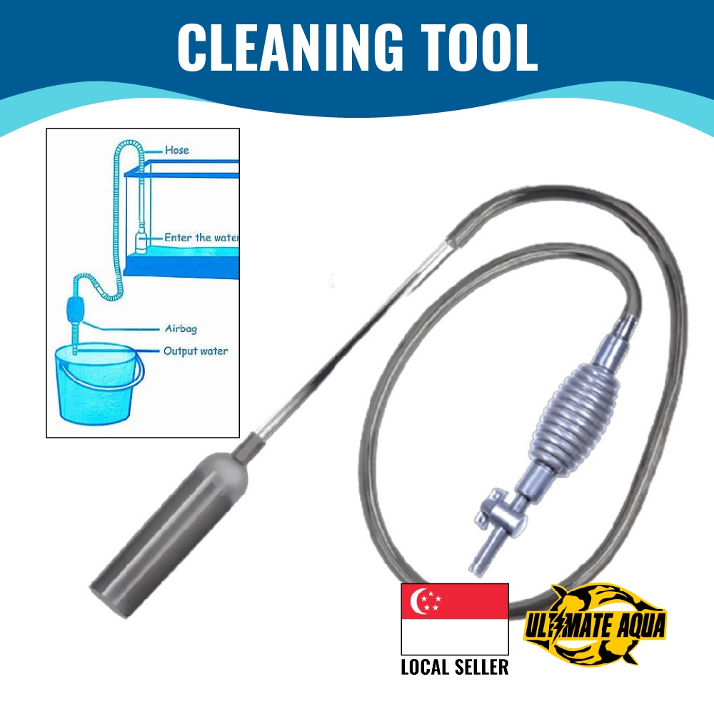 YEE Aquarium Water Changer | Fish Tank Cleaning Tool, Aquarium Glass Cleaner With Easy Handling For A Clean Fish Tank