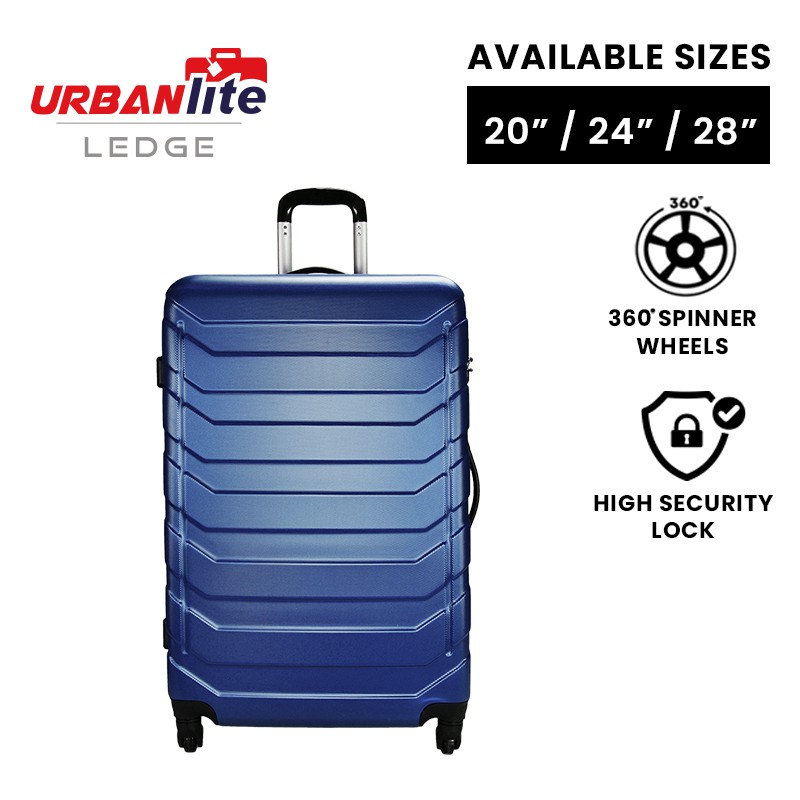 (SG Ready Stock)Urbanlite LEDGE 20 inch cabin size 360° Spinner Wheels ABS Hard case - ULH8935