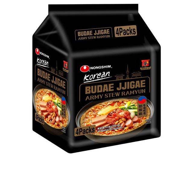 Nongshim Budae Jjigae Korean Army Stew - 4S Bag X 118G [Korean]