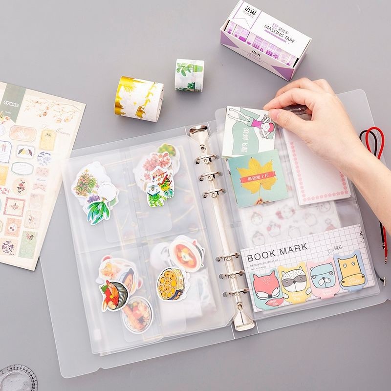 PP Transparent Card Book A4 A5 Matte Cover Binder Collect Book Photocard Album Lomo Cards Holder gift