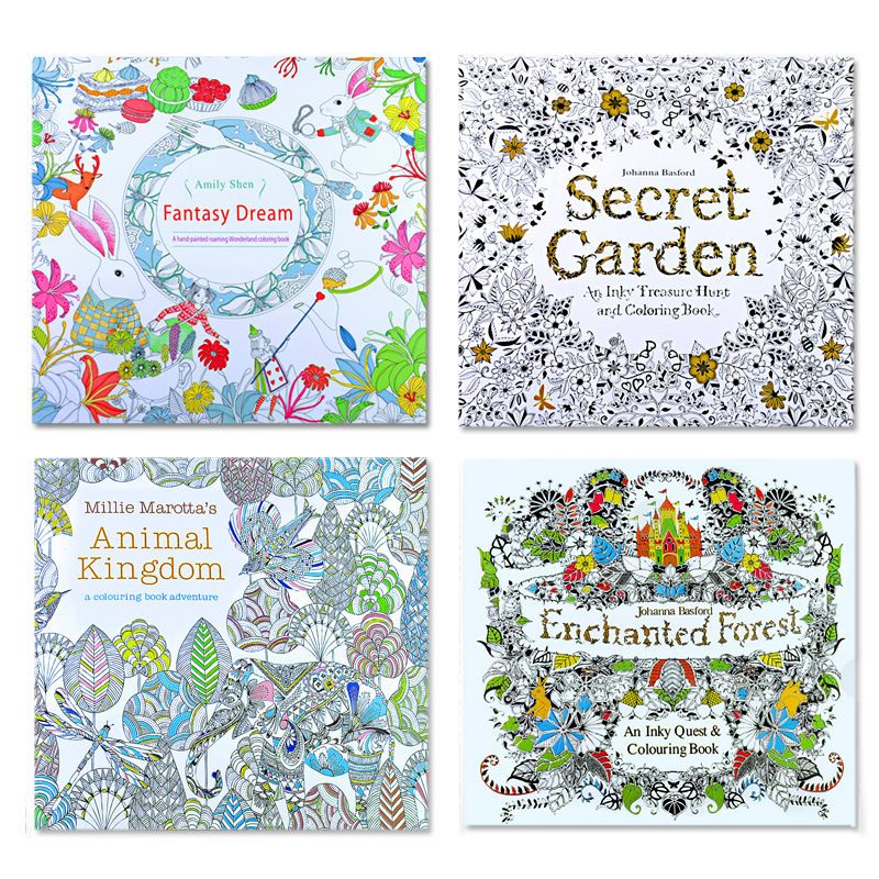 [SG instock] English Enchanted Tales Colouring Book