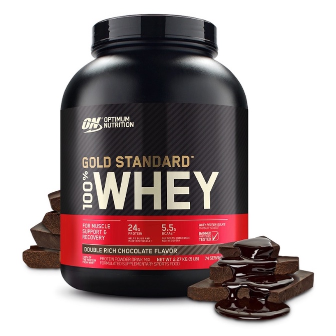 Optimum Nutrition 100% Whey Gold Standard Protein powder 5lbs