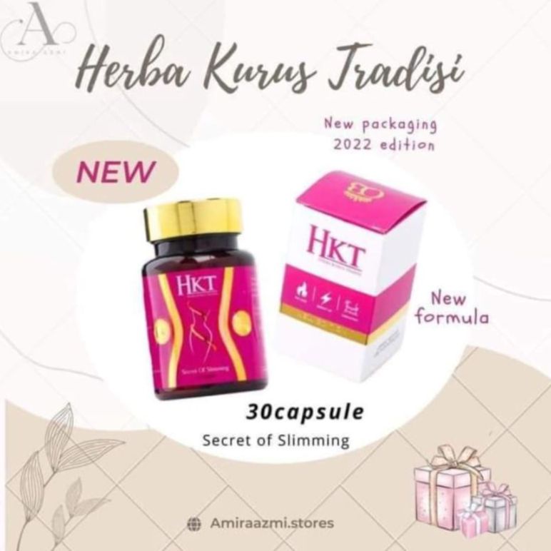 SG SELLER❤️HKT Secret of Sliming 30 Capsules Herba Kurus Tradisi