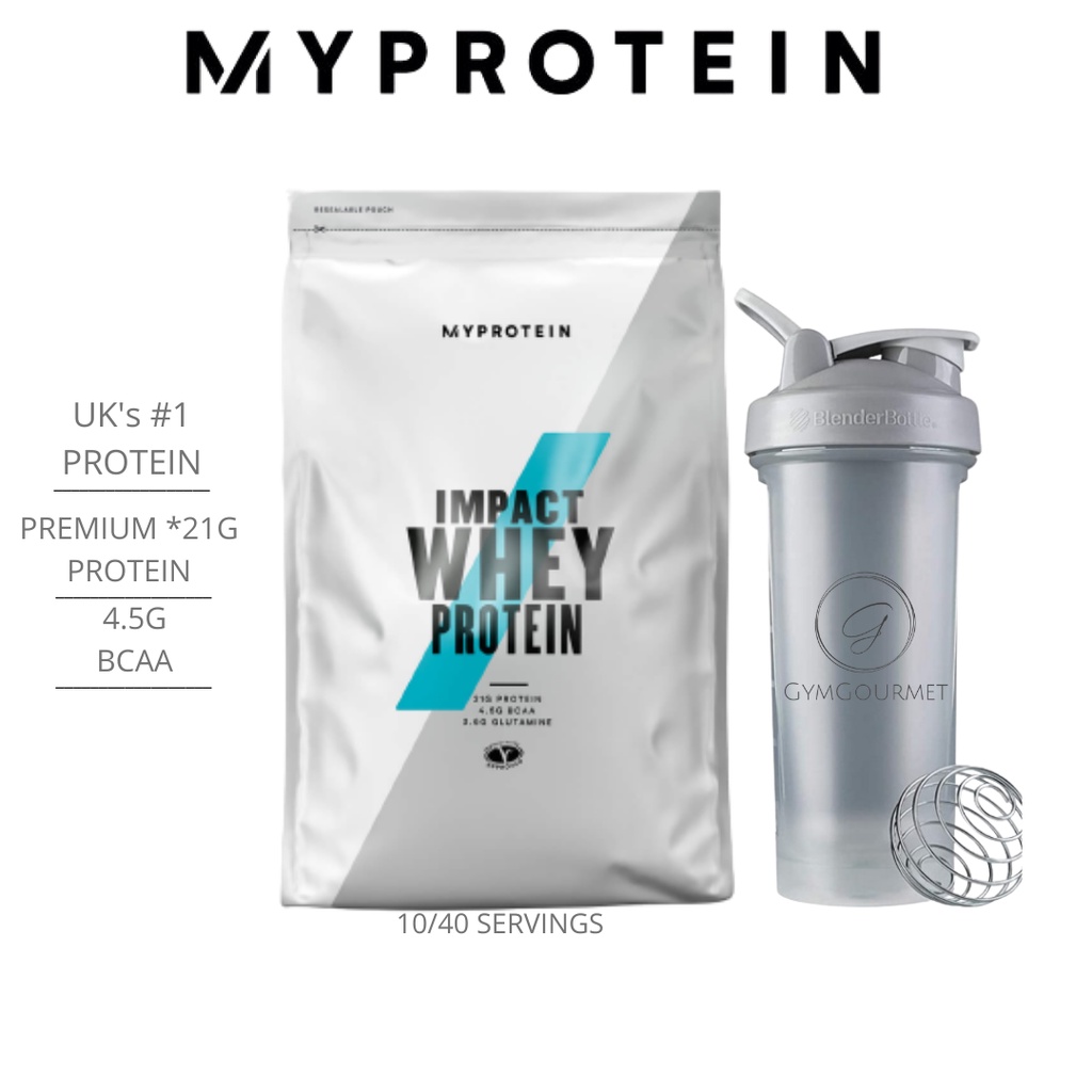 MyProtein Impact Whey Protein Starter Size: 23g Protein/Serving [Blender™ Bottle Add on Available]
