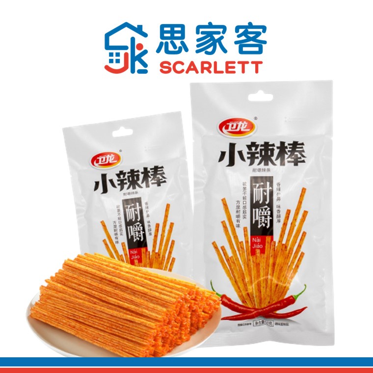 Wei-Long Thin Spicy Stick 卫龙耐嚼小辣棒 50g