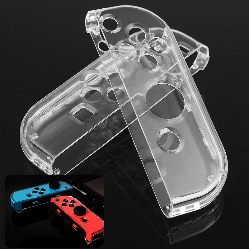 1 Pair Crystal Protective Case Cover For Nintendo Switch Joy-Con Controller