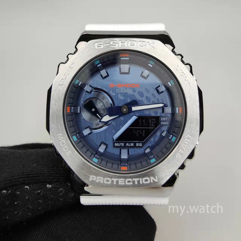 [New Arrived] GM2100 Metal Case Men's Waterproof Watch GM-2100