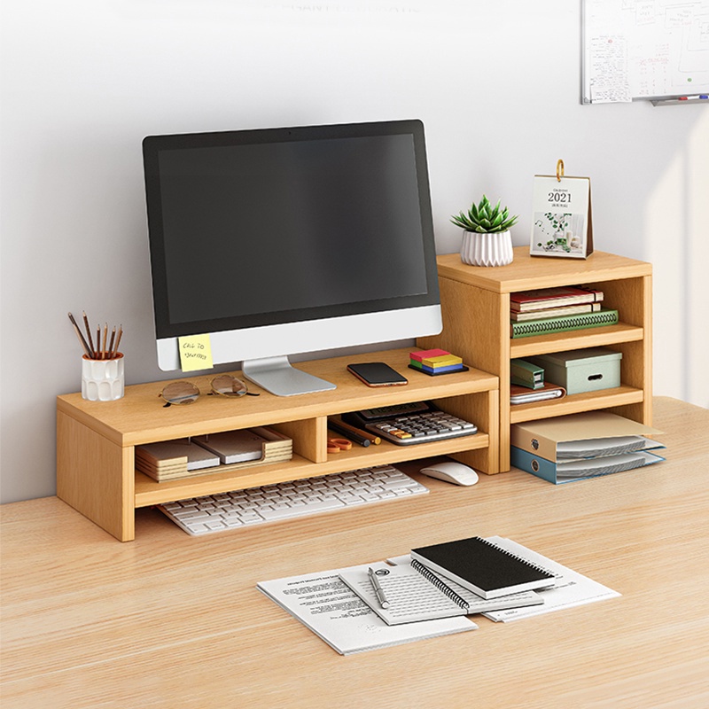 (Local Seller) Monitor Stand/ Desk Shelf / Dual Usage / keyboard Storage / Computer Accessories /