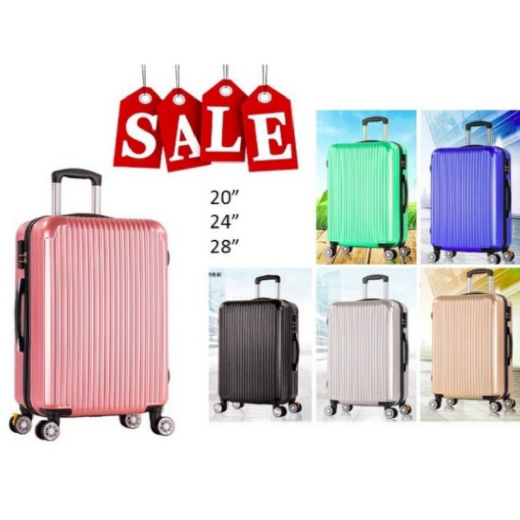 Travel Luggage bag 20" 24" 28" Lightweight Durable PC/ABS material