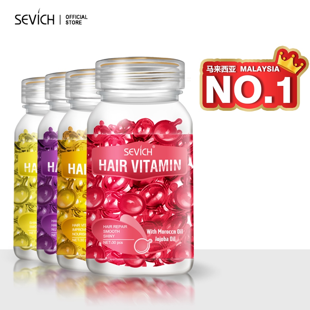 SEVICH Hair Vitamin Repair Damaged Hair Essence 30 Capsules