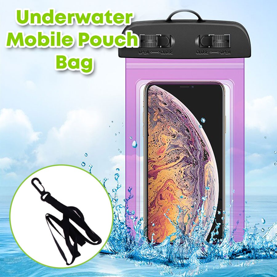 Universal Waterproof Bag Underwater Swim Pouch Dry Bag Case Cover For Mobile Phone Outdoor Sports Diving