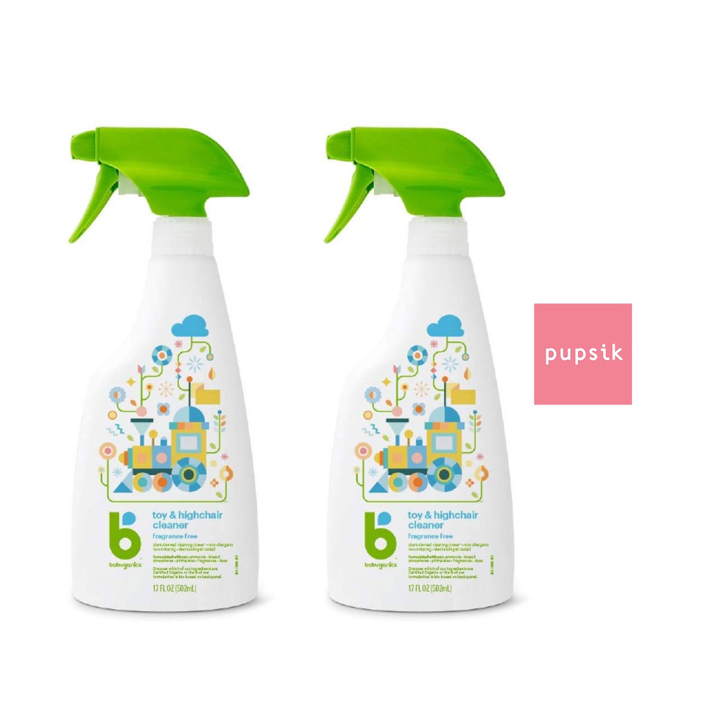 Babyganics Toy & Highchair Cleaner - Fragrance Free (17oz)
