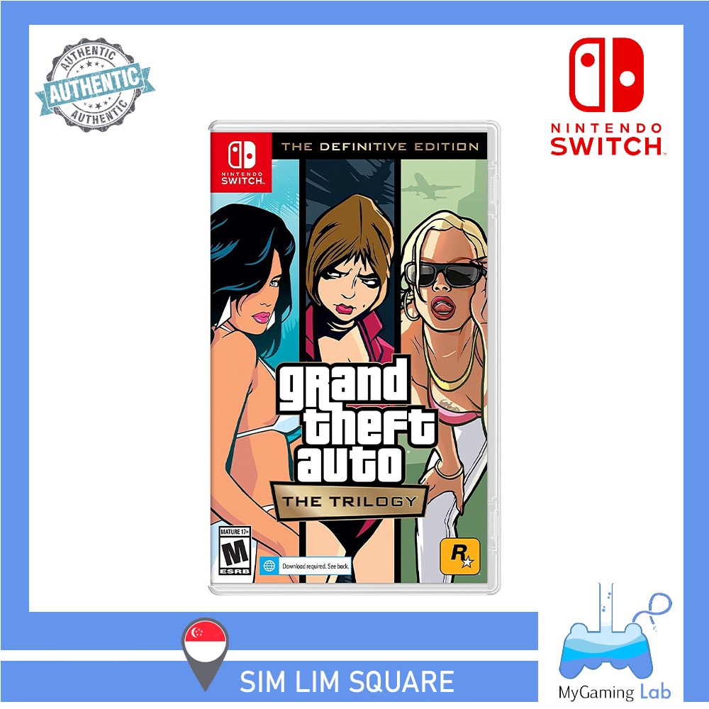 [SG] Nintendo Switch Game GTA Grand Theft Auto: The Trilogy - The Definitive Edition