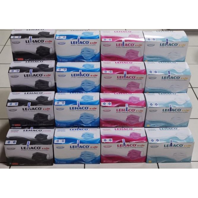 MEDICAL GRADE 4 PLY PREMIUM ANTIVIRAL FACE MASK *LEHACO BRAND* *READY STOCK*